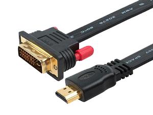 Cable DVI a HDMI, cable plano flexible para TV