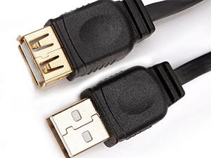 Extensión para cable USB 3.0, cable plano para computadora